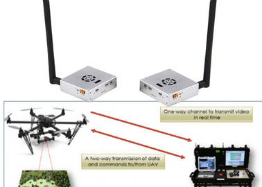 China 2.4Ghz Drones Wireless Video transmitter with 70ms delay &amp; 30km range air to GCS supplier